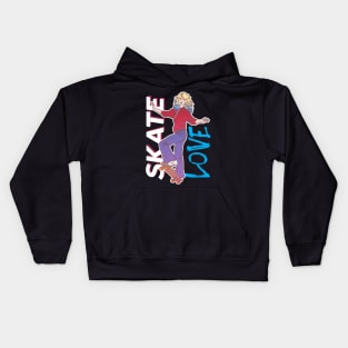 Skate love Kids Hoodie